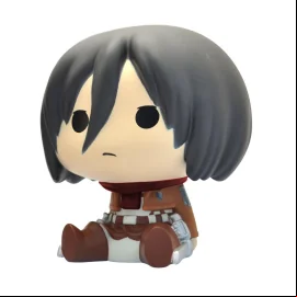 Attack on Titan tirelire Chibi PVC Mikasa 16 cm 
