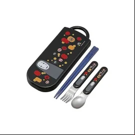 Le Voyage de Chihiro set baguettes et cuilerre et fourchette No Face & Lantern 