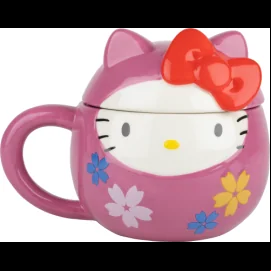 HELLO KITTY - Daruma - Mug 3D + Couvercle 320ml 
