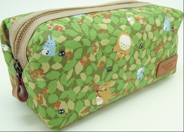 Manga - Manhwa - Mon Voisin Totoro - Trousse Coton Motif Feuilles - Ensky